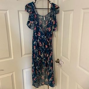 Floral Wrap Dress